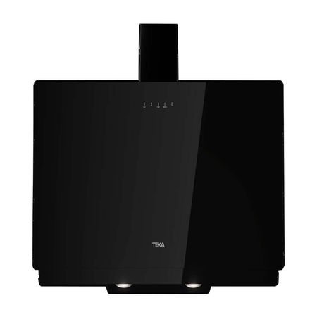 Campana Extractora Decorativa 90cm Teka DVN 97050 TTC BK Negro de Acero Inoxidable/Vidrio