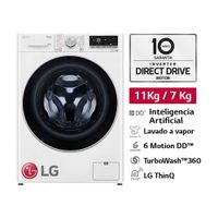 Lavaseca LG 11/7kg WD11WVC3S6 AI DD Carga Frontal Blanca