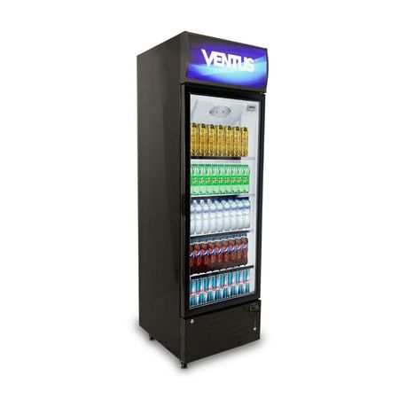 Visicooler Ventus 1 Puerta de Vidrio LG380TC Negro 380L