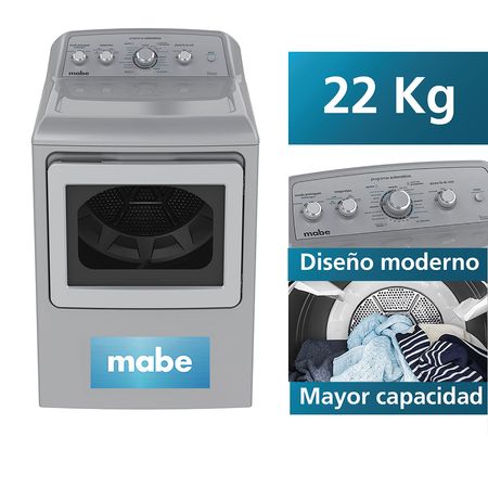 Secadora de Ropa Mabe SMG47N8MSGAB0 Carga Frontal 22kg