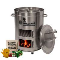 Cilindro Parrillero Inoxidable Grande - Grill Shop