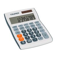 Calculadora compacta de escritorio 15cm Truper 60481