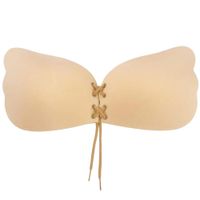 Brasier Pasador Invisible Mariposa Nude A