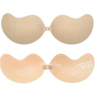 Brasier Broche Invisible Con Forma de Mango Nude D
