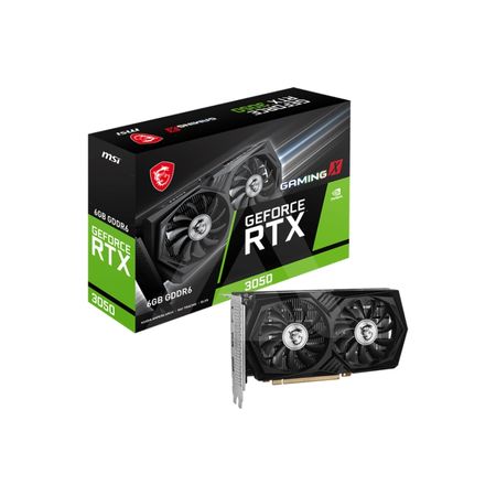Msi Rtx 3050 Gaming X - Tarjeta De Video 6Gb Gddr6, 96 Bits, Hdmi Y Dp, Rendimiento Superior RTX-3050-GAMING-X-6G