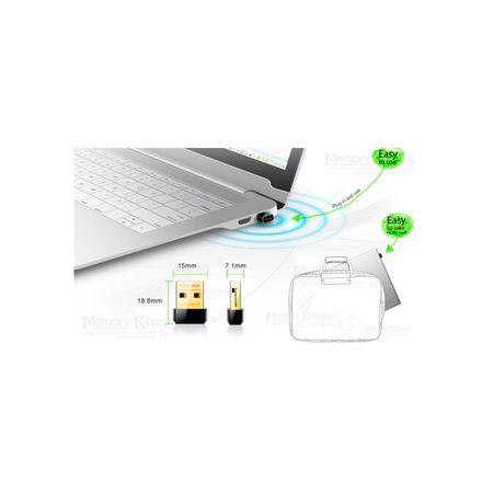 Adaptador De Red Tp-Link Tl-Wn725N Usb 2.0 802.11B/G/N - Conexión Wifi Rápida Y Estable TL-WN725N