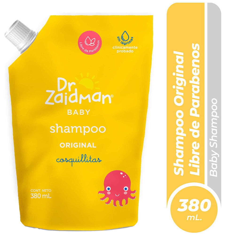 Shampoo para Bebé DR ZAIDMAN Original Doypack 380ml