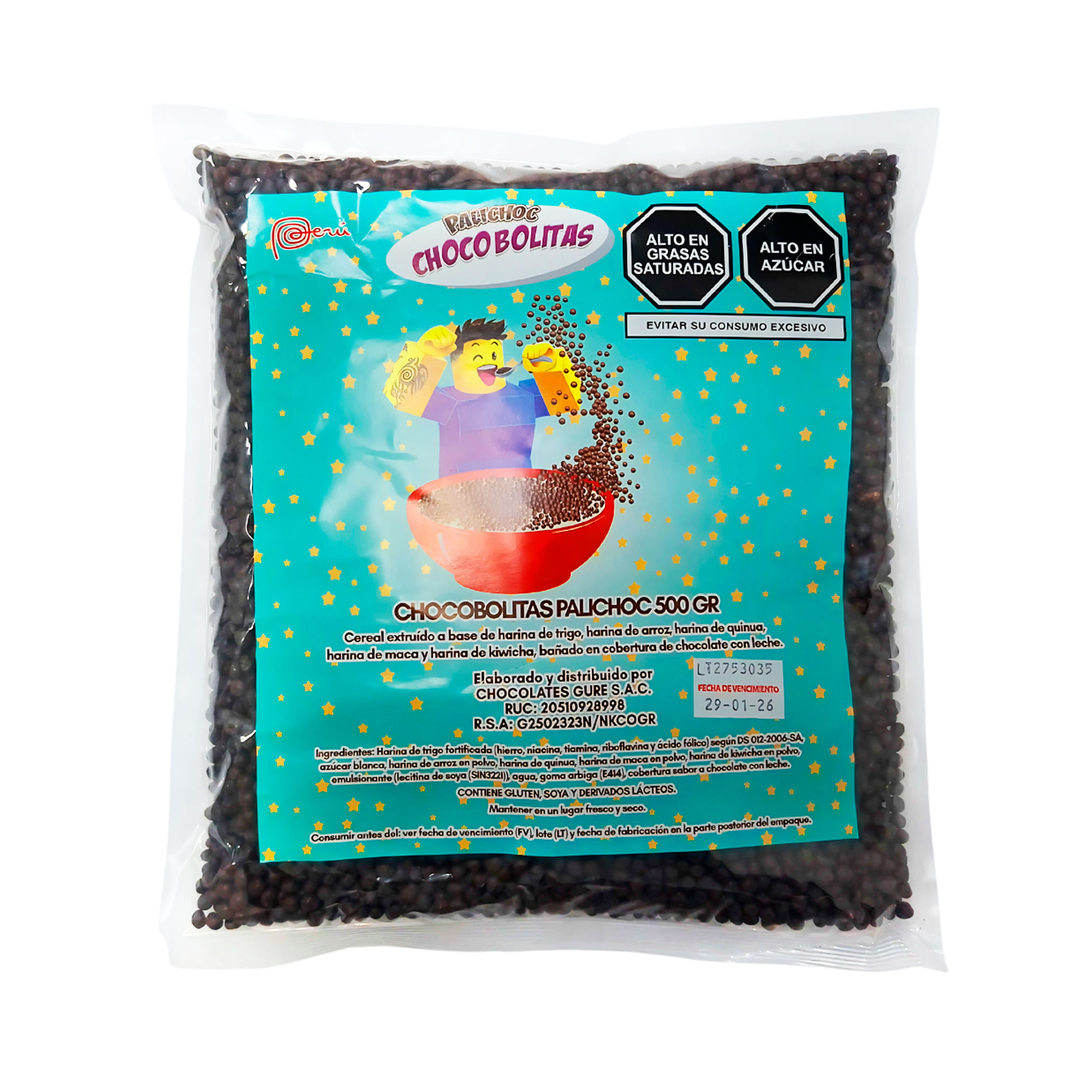 Chocobolitas PALICHOC Bolsa 500g