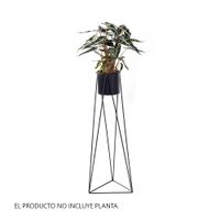 Macetero Decorativo Alto Triangular Grande Orange