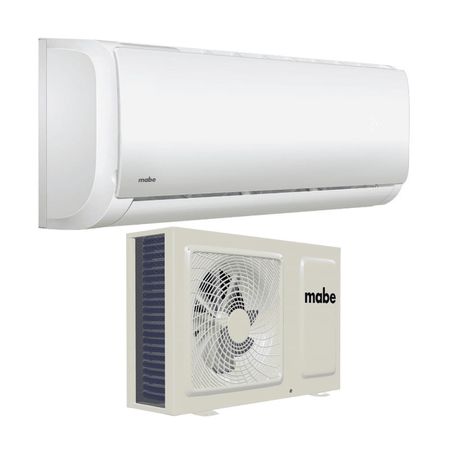 Aire Acondicionado Mini Split 12000 BTU Mabe MMT12CDBWCCCE8 R410A Blanco