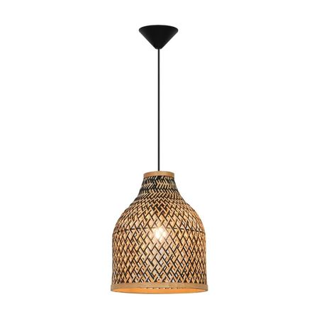 Lámpara Colgante Bambú Orange Mini Varadero Natural E27