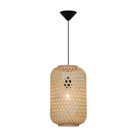 Lámpara Colgante Orange Mini Panal 1 Luz E27 Bambú