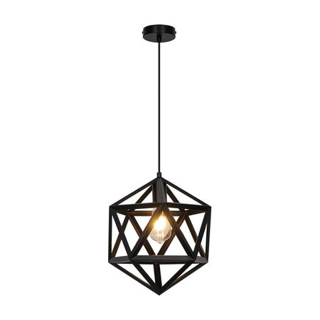 Lámpara Colgante Orange Trendy Negro E27