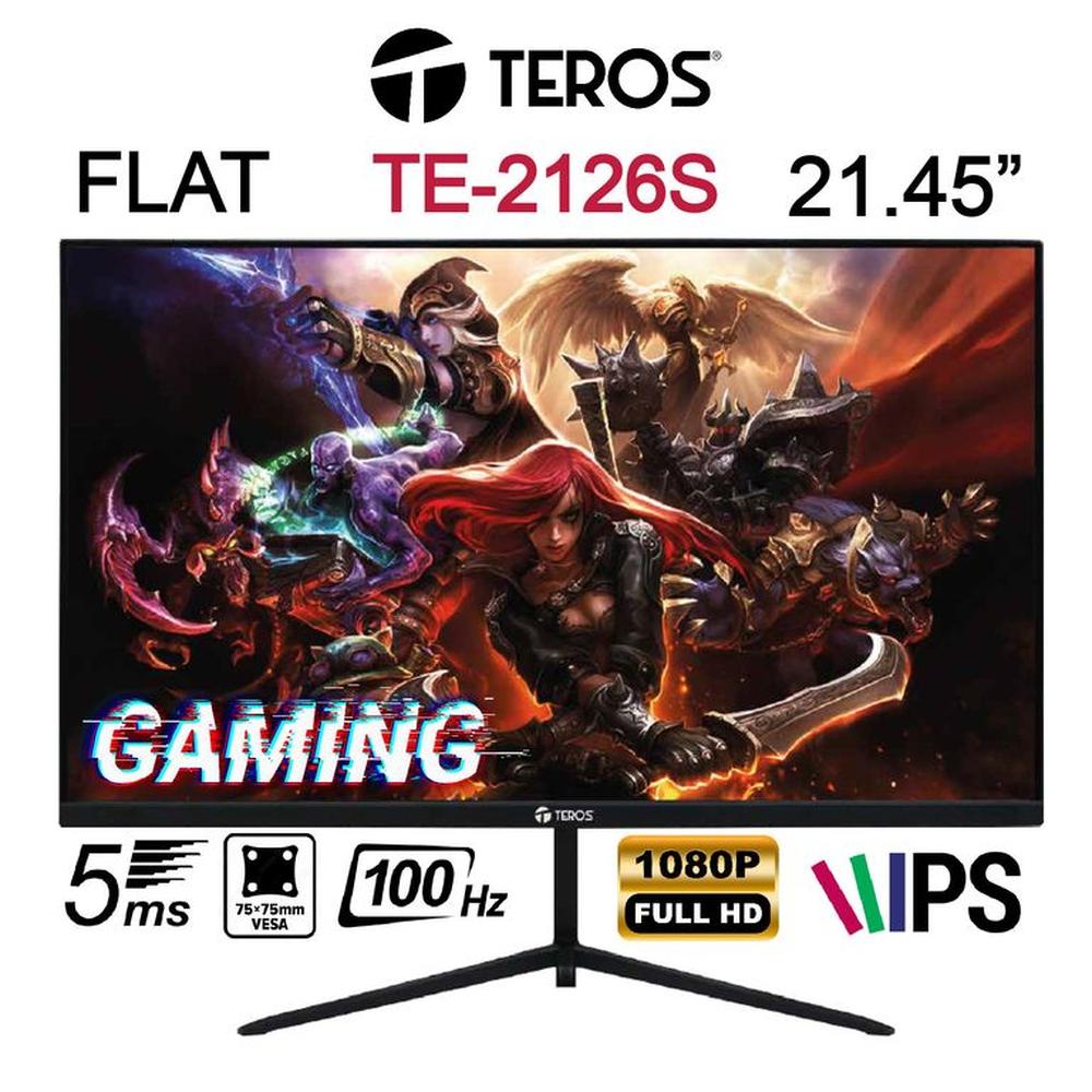 Monitor Teros TE-2126S Pantalla 2145 Flat FHD VESA HDMI VGA