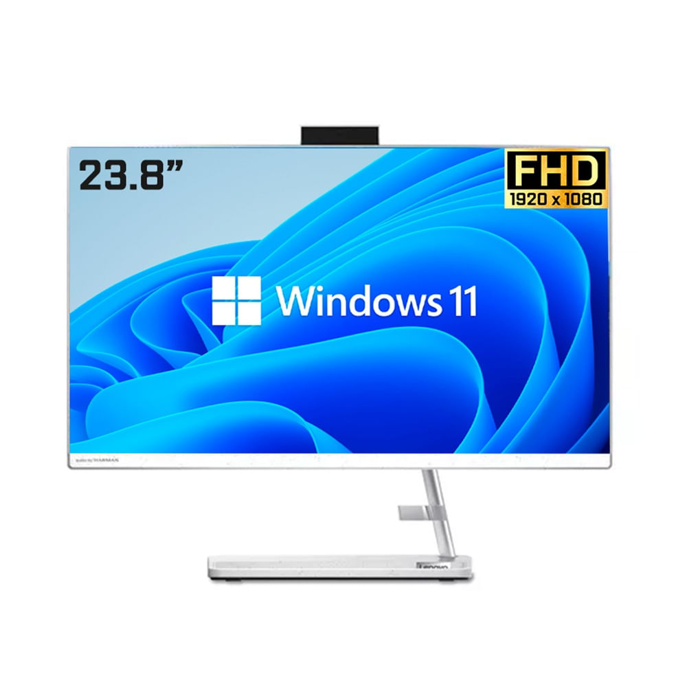 All In One Lenovo IdeaCentre AIO 3 24ALC6 AMD Ryzen 5 512GB SSD 16GB Blanco