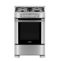 Cocina a Gas Mabe CMP6020FG1 24"" 4 Hornillas Silver