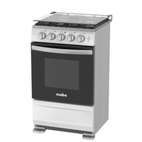 Cocina Mabe EMP5120GP2 20 Grafito 4 Hornillas