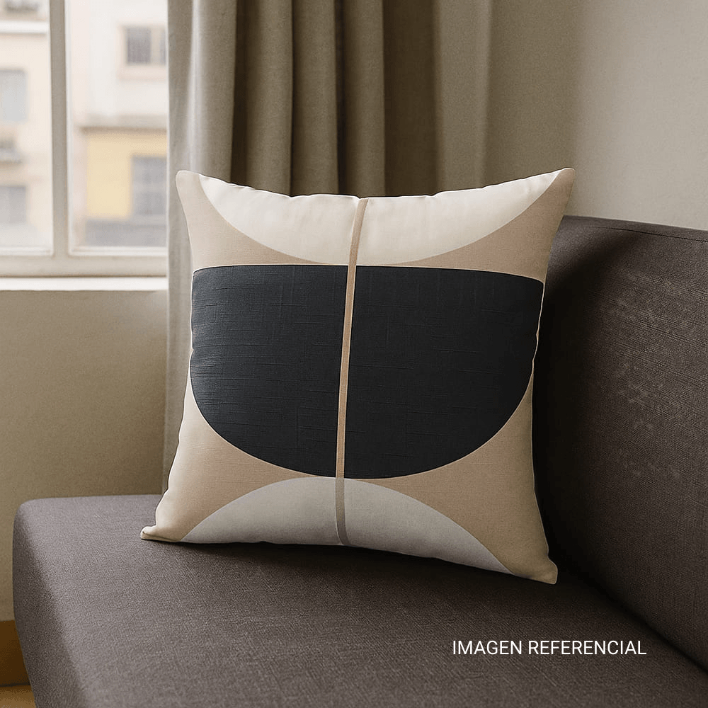 Cojín de Lino Diseño 1 - 45x45cm Urbano Orange