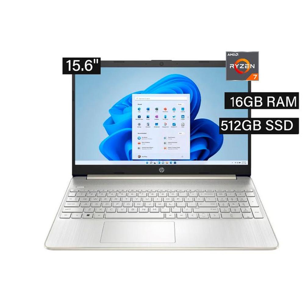 LAPTOP HP 15-FC0012LA R7-7730U16GB512SSD156FREEDOS