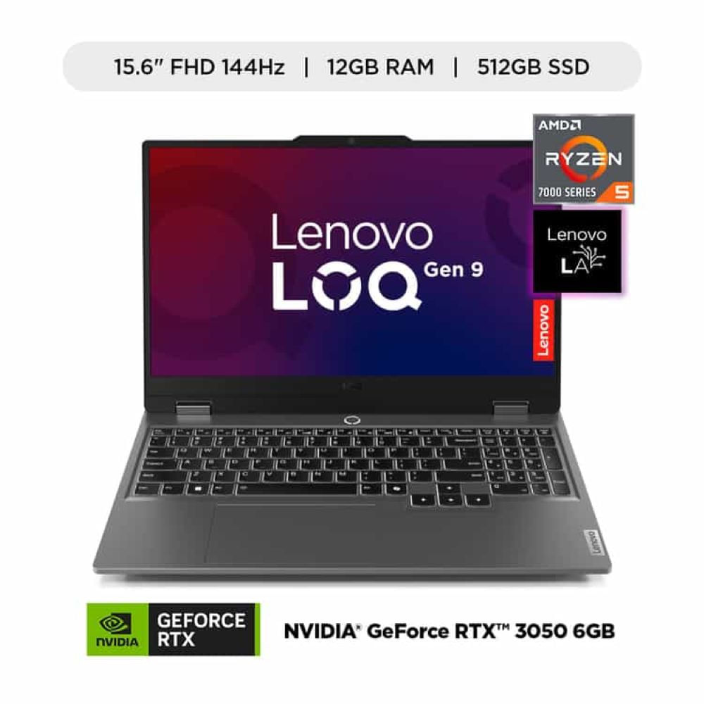 Laptop Lenovo Gaming LOQ 15.6"" 12GB 512GB W11