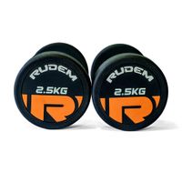 Mancuernas Redondas Rudem 2.5 Kg Par