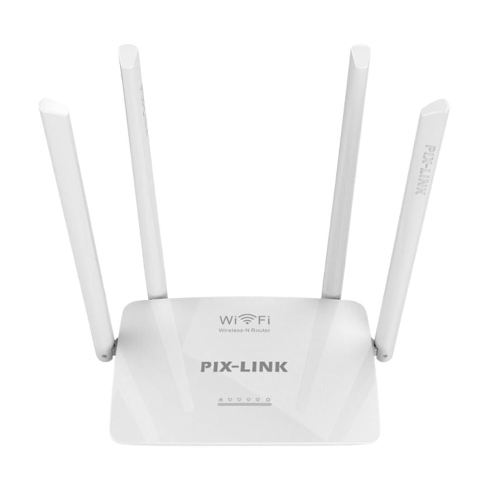 Router Inalámbrico WiFi 4 Antenas 300 Mbps con WPS y Cifrado WPA2