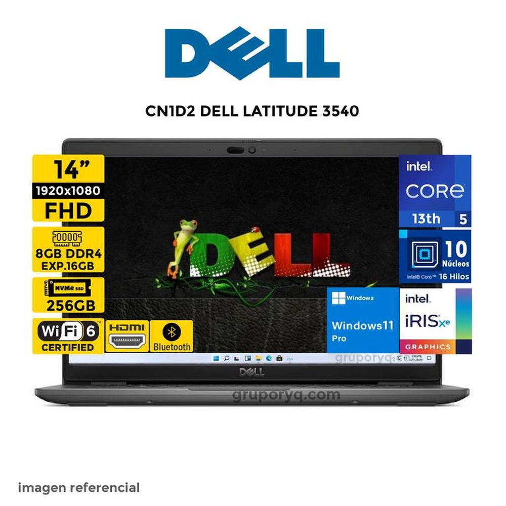 Laptop DELL LATITUDE 3540 Intel Core i5-13th 8GB 256GB 14""FHD  Windows 11Pro