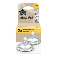 Pack X2 Tetinas Tommee Tippee Natural Start Flujo Medio