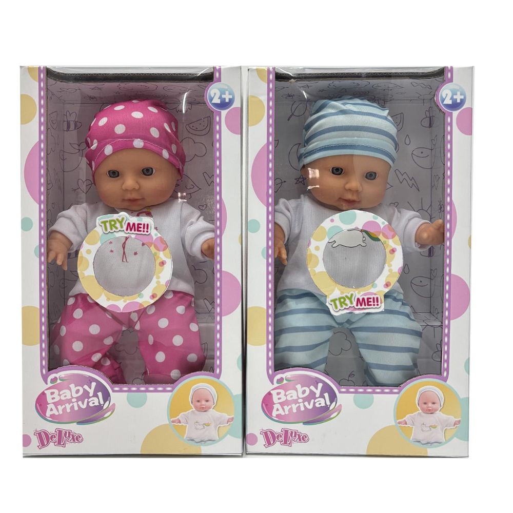 Muñeca Deluxe Bebe Con 4 Sonidos