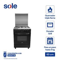 Cocina de Pie Bahamas GLP 60cm 4 Hornillas