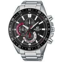 Reloj Casio Edifice EFV-620D-1A4V Fecha Cronómetro Acero Inoxidable Dial Negro