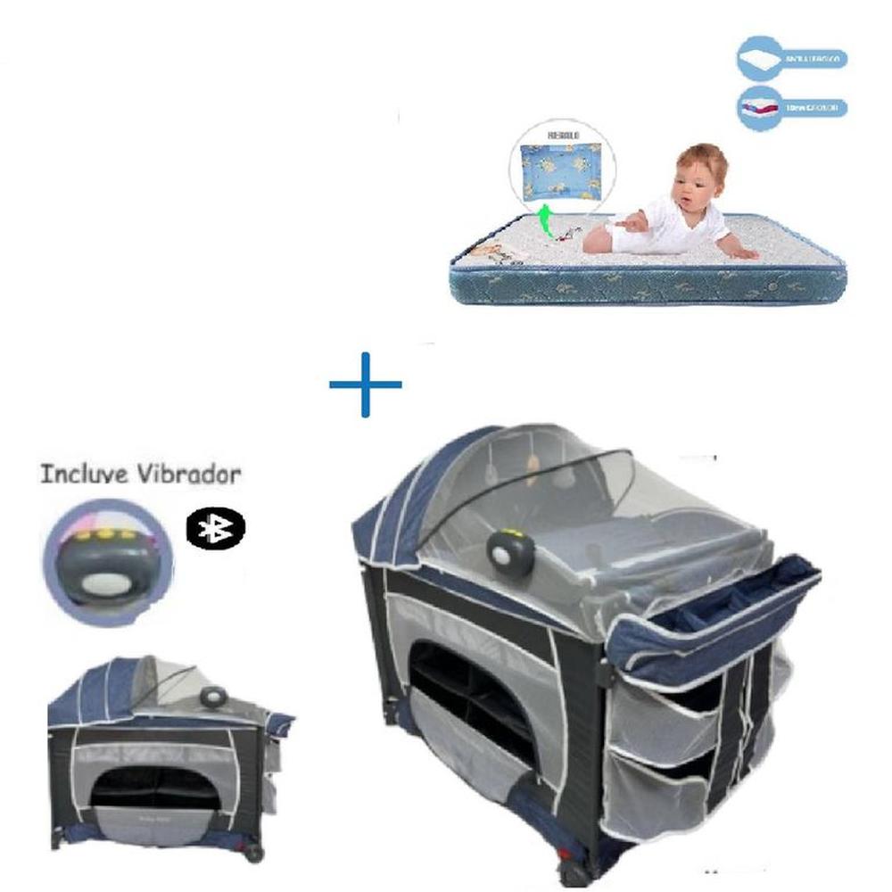 Cuna Colchon Veronica Plus con 2 niveles