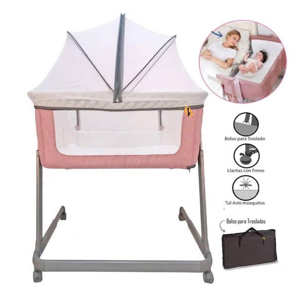 Cuna Colecho Marion Plegado 753 rosado