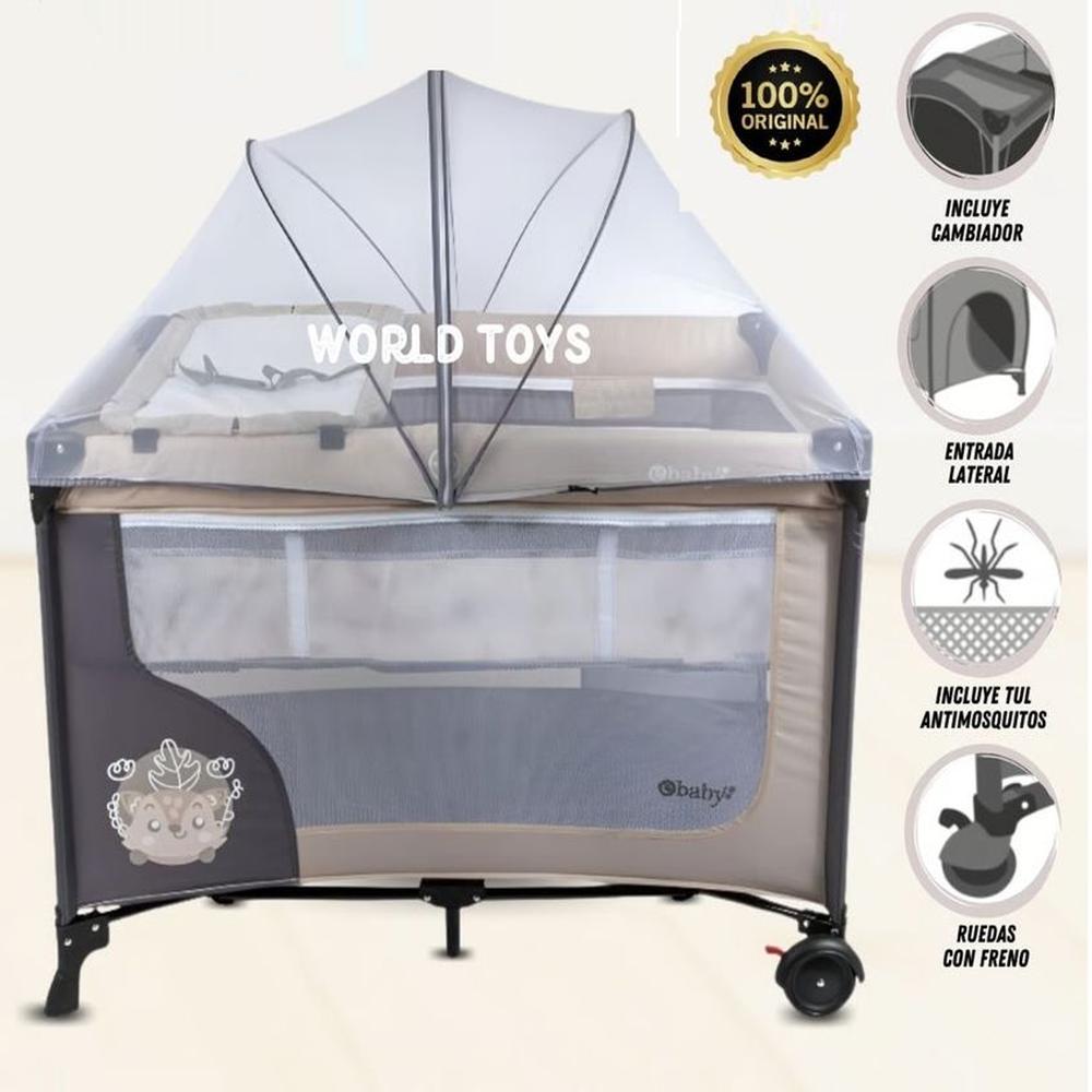 CUNA CORRAL DE LUJO  LUUBORN  EDICIÓN LIMITADA BEIGE