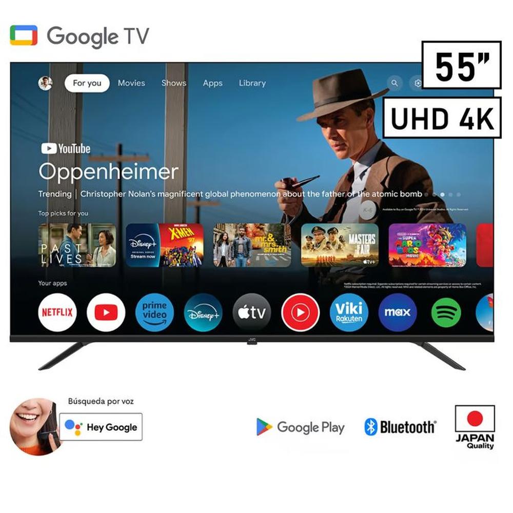 Televisor JVC 55"" Ultra HD 4K Google Tv LT-55KB548 2024