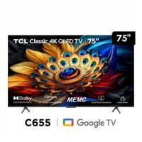 Televisor TCL QLED 75"" Smart TV Ultra HD 4K Año 2024 75C655