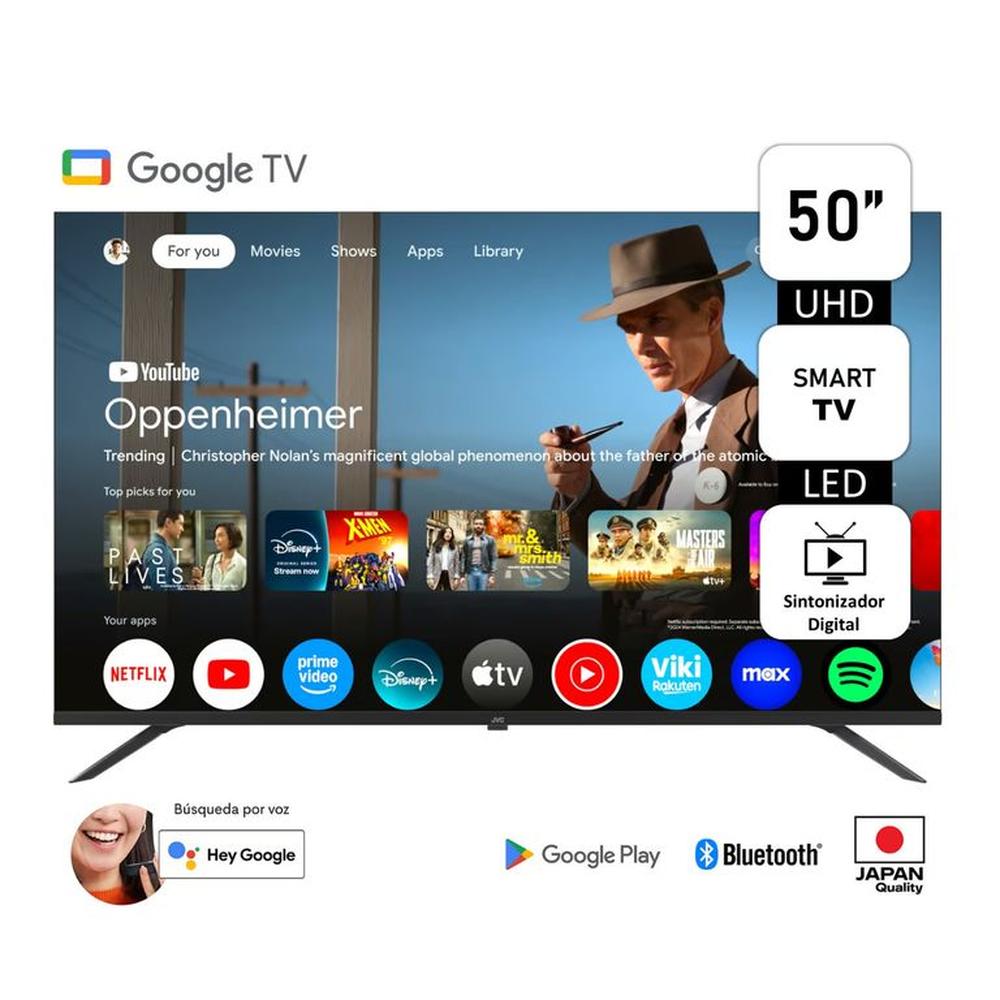 TELEVISOR JVC 50 UHD 4K GOOGLE TV LT-50KB538