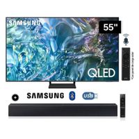 Televisor Samsung QLED Tizen OS Smart Tv 55 4K QN55Q65DAGXPE + Soundbar HW C400