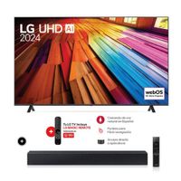 TELEVISOR LG LED 4K ULTRA HD 75 SMART TV CON THINQ AI 75UT8050PSB + BARRA