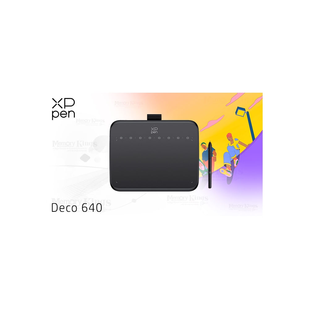 Tableta XP-Pen Deco 640 negra - Creatividad y precisión en tu dibujo digital