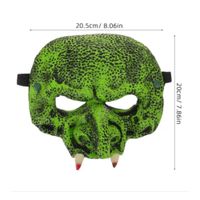 Máscara Antifaz Cosplay Monstruo Verde con Colmillo