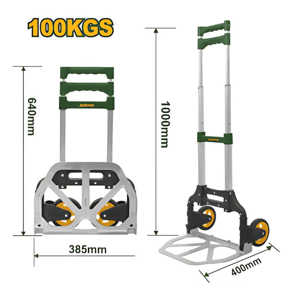 Carretilla de Mano Plegable Capacidad 100Kg JDWB8A10