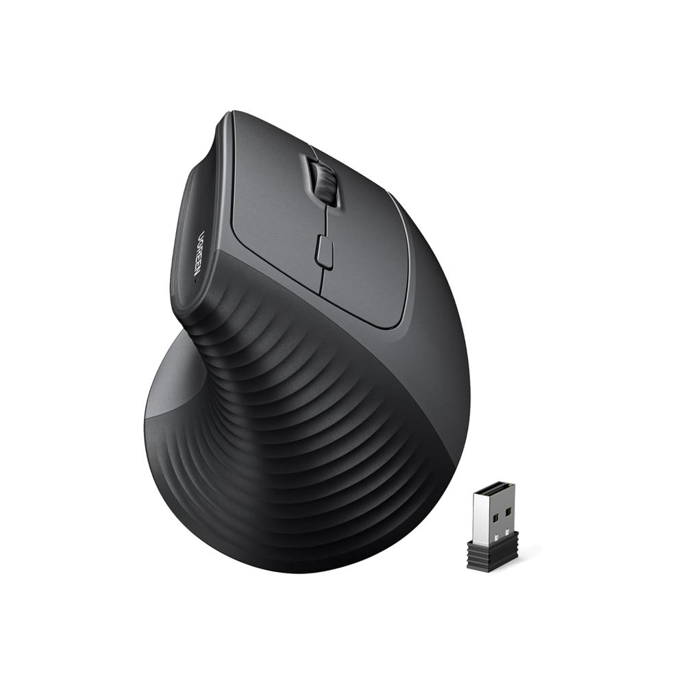 Mouse Inalambrico 2.4hz Ugreen Vertical 4000DPI 55916 Negro