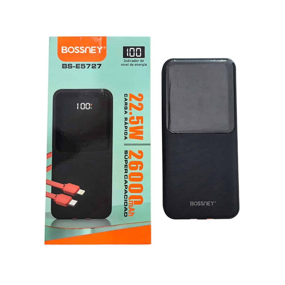 Batería Portátil 26000 mAh BS-E5727 BOSSNEY