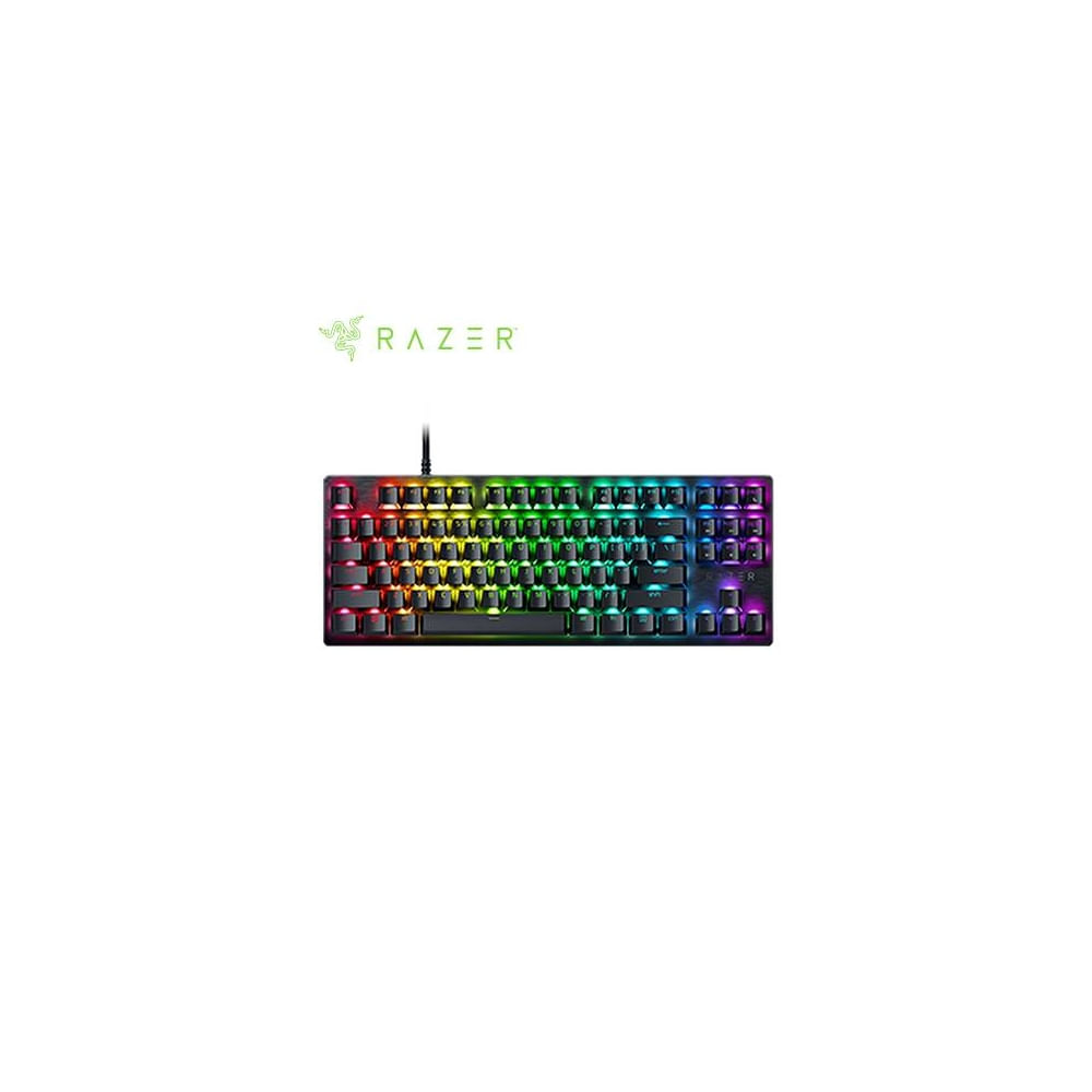 Teclado Razer Huntsman V3 TKL - Switch Opto-Mecánico Purple, Chroma RGB, Color Negro