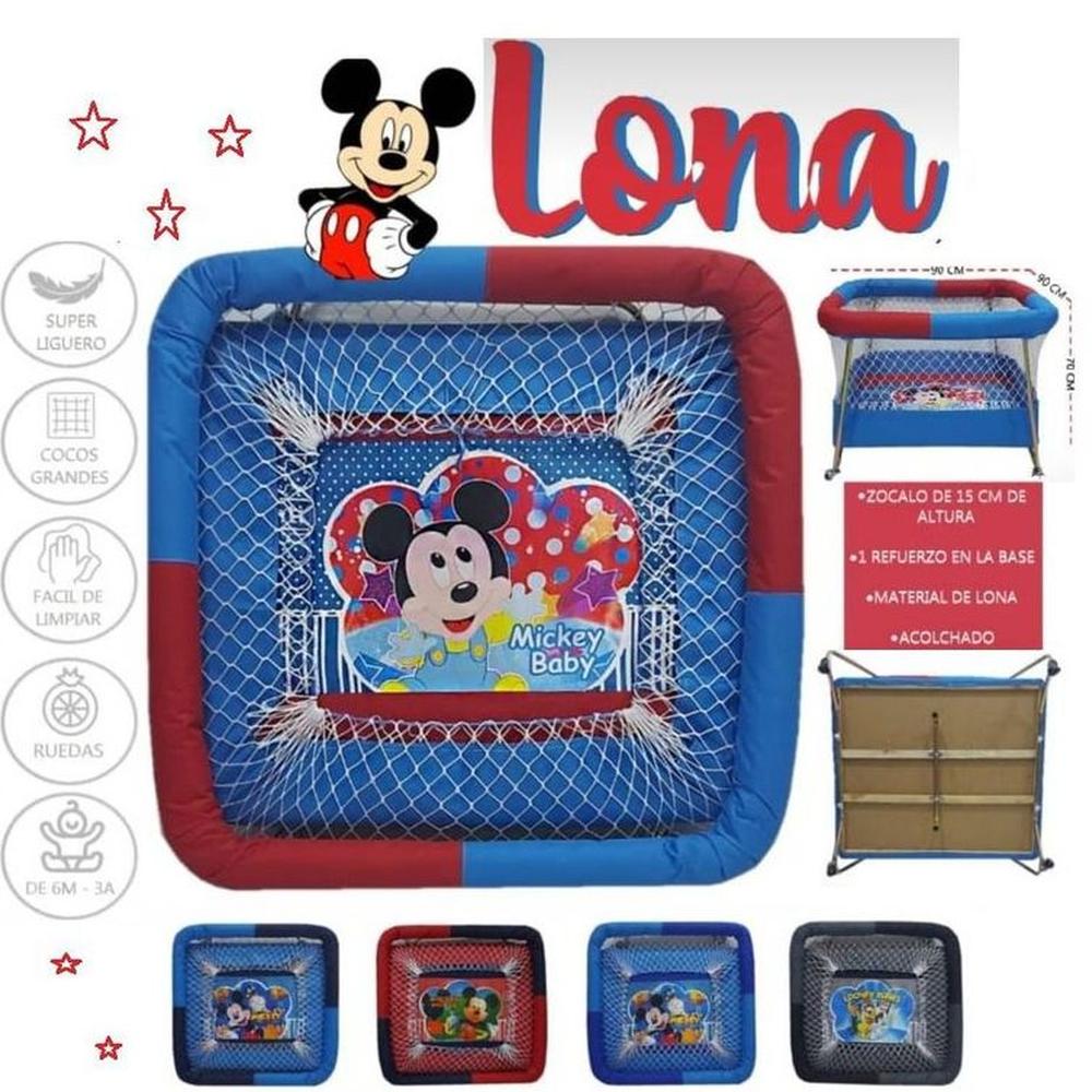 Corral Plastificada con Rueda 90x70 LONA Azul