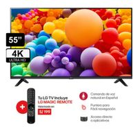 Televisor LG 55 LED Smart TV UHD 4K con ThinQ AI 55UT7300 +Control Magic 2024