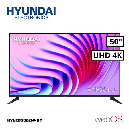 TELEVISOR HYUNDAI 50 SMART TV WEBOS HUB 4K UHD LED - HYLED5022W4KM