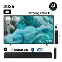 Televisor Samsung QLED 50 Visión AI Smart TV QN50Q7FA + Soundbar HW-B400F
