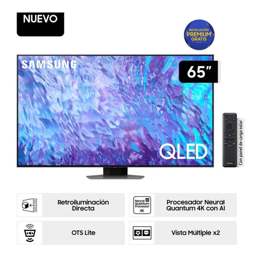 Televisor Samsung Smart TV 65 QLED 4K QN65Q80CAGXPE